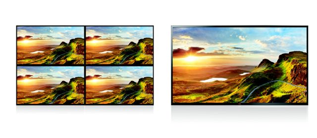 LG Ultra HD televisions have four times the resolution of a full high definition TV